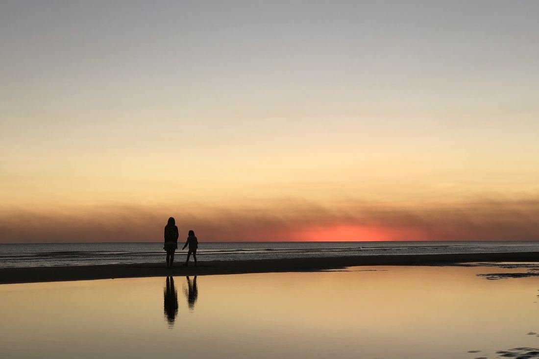 Atardecer Monte Hermoso
